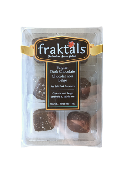 Belgian Dark Chocolate Sea Salt Caramel Gift Box 110g