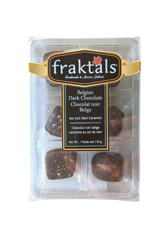 Belgian Dark Chocolate Sea Salt Caramel Gift Box 110g
